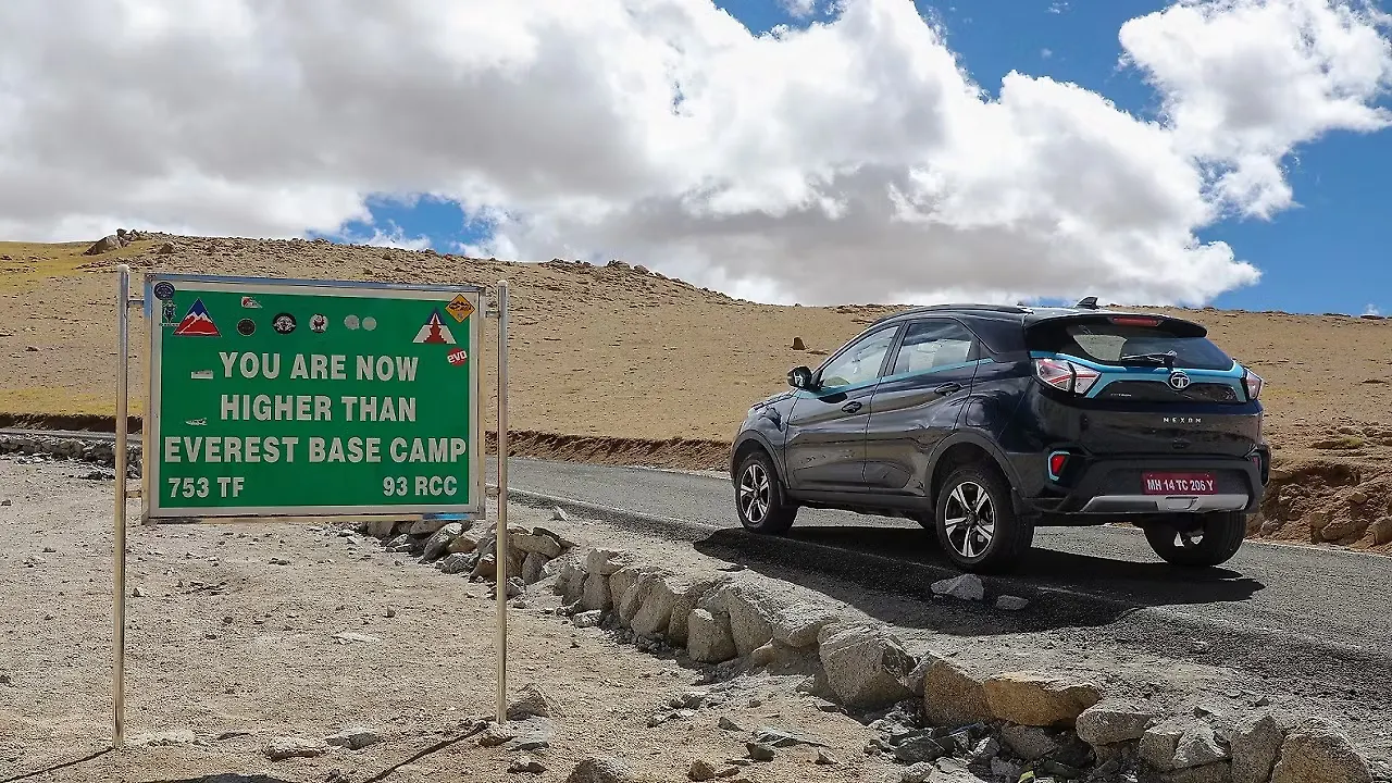 Tata Nexon EV MAX Becomes First EV To Scale Umling La Pass - Mobility Outlook
