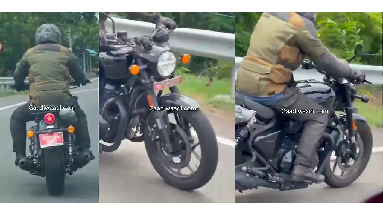 Royal Enfield Shotgun 650 spotted testing in production-ready form Royal Enfield Shotgun 650 spotted testing in production-ready form