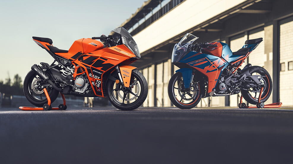 2022 KTM RC390 available in three colours