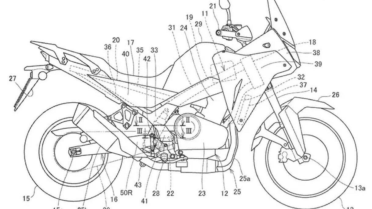 Honda Transalp 750 adventure bike patent pictures leaked! - BikeWale