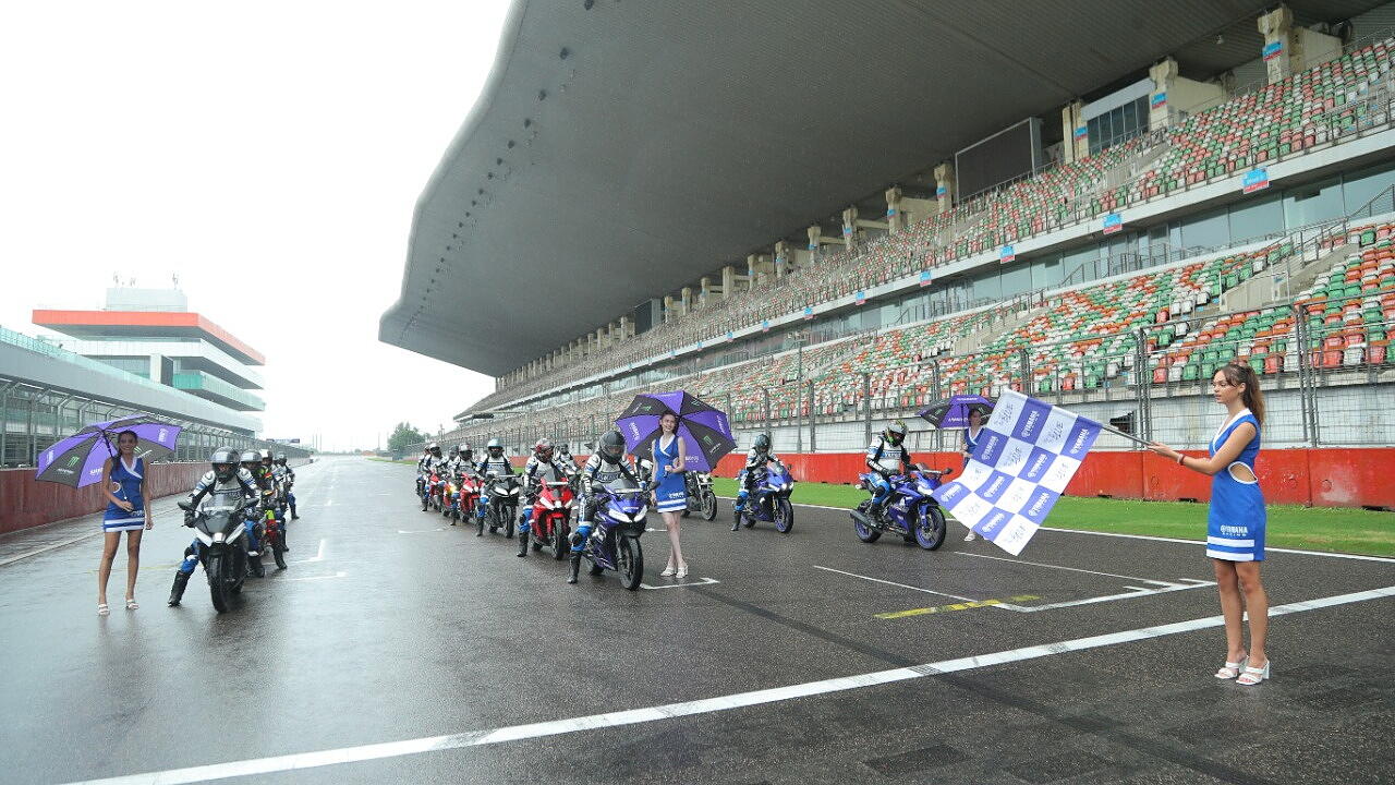 Yamaha concludes its third Track Day in India at Buddh International Circuit