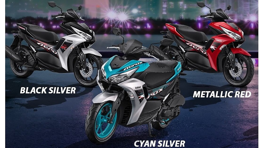 2023 Yamaha Aerox Revealed In Seven New Colours BikeWale   Yamaha Aerox 155 Left Side View2 