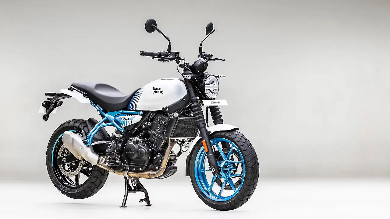 Royal Enfield Guerrilla 450 Right Front Three Quarter Image – BikeWale