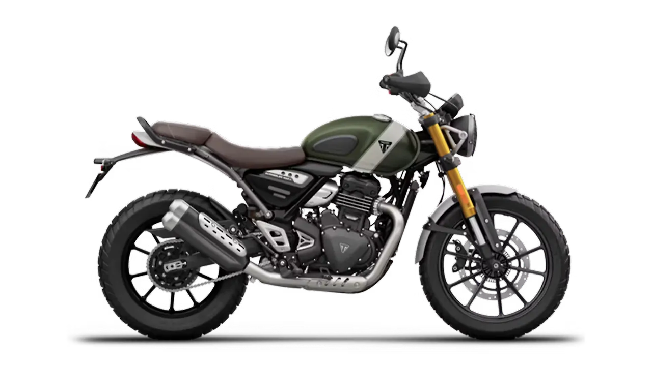 Triumph Scrambler 400 X Price - Mileage, Images, Colours | BikeWale