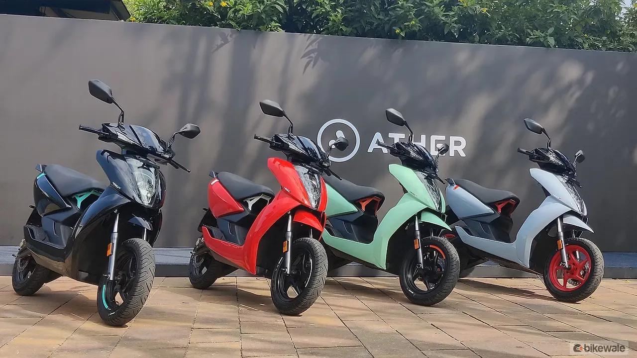 Ather 450X Gen3 gets software updates and new colours Ather 450X Gen3 gets software updates and new colours