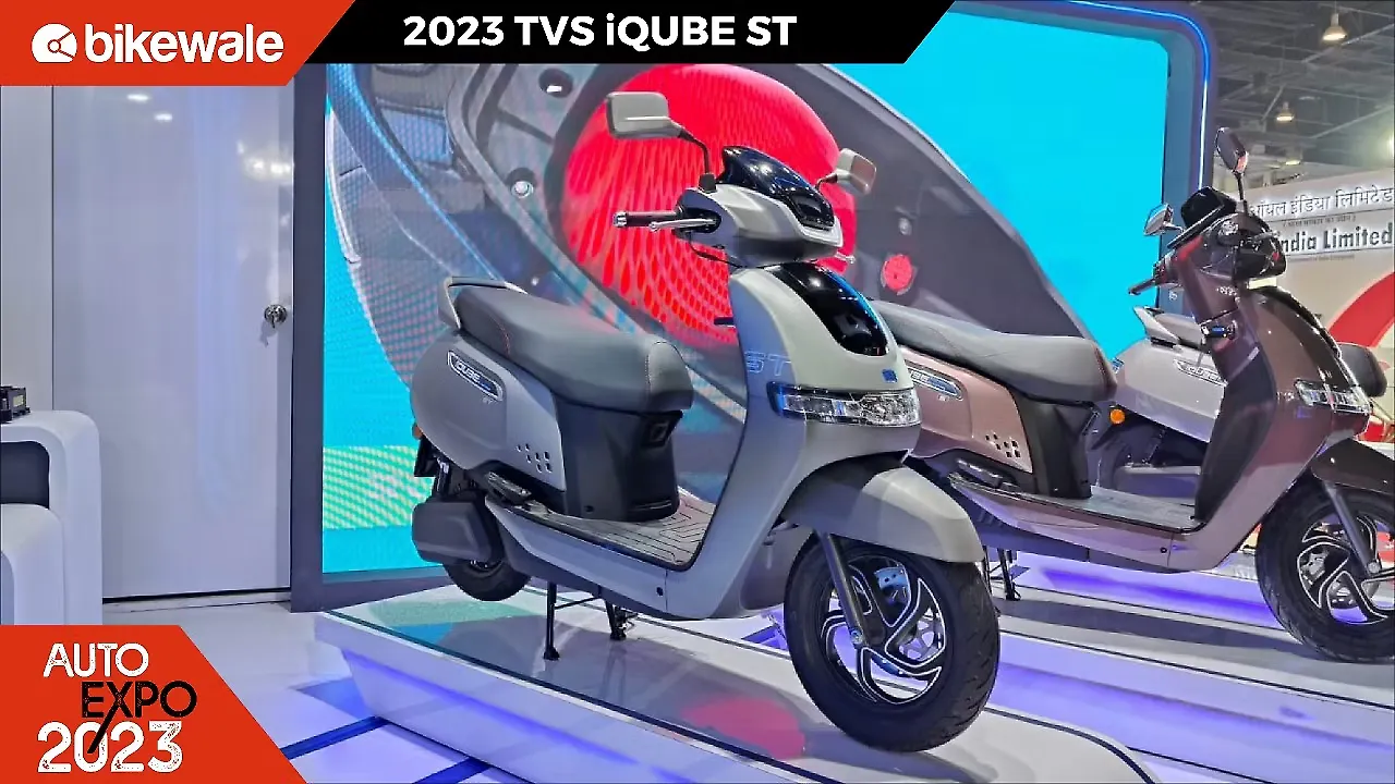 Auto Expo 2023: New TVS iQube ST unveiled Auto Expo 2023: New TVS iQube ST unveiled