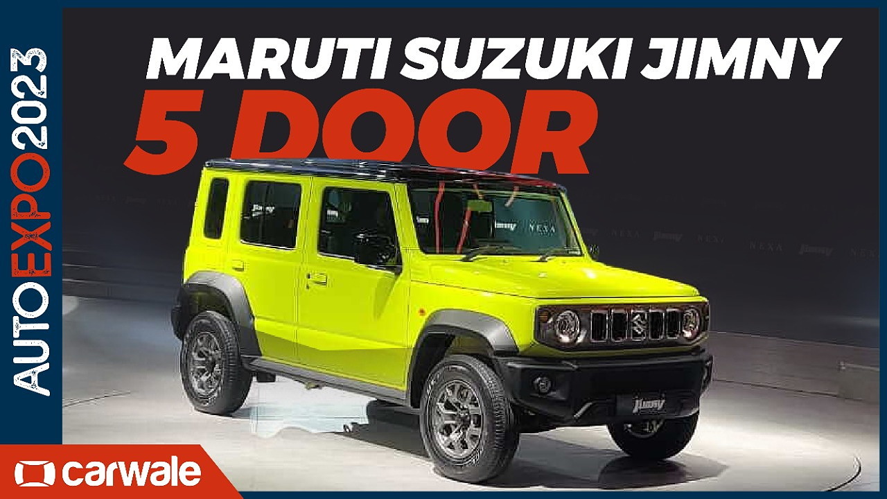 Auto Expo 2023: Maruti Suzuki Jimny five-door showcased - CarWale