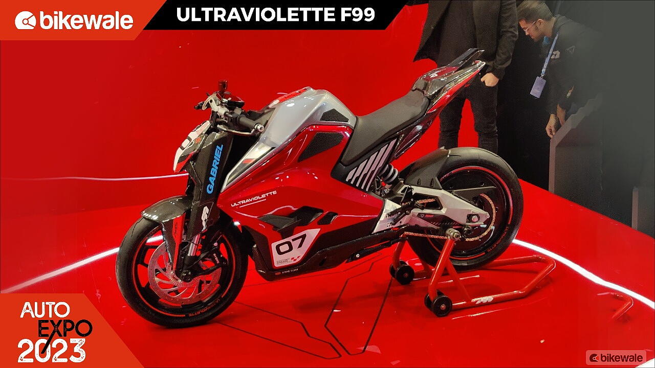Auto Expo 2023: Ultraviolette F99 electric motorcycle racing platform revealed 