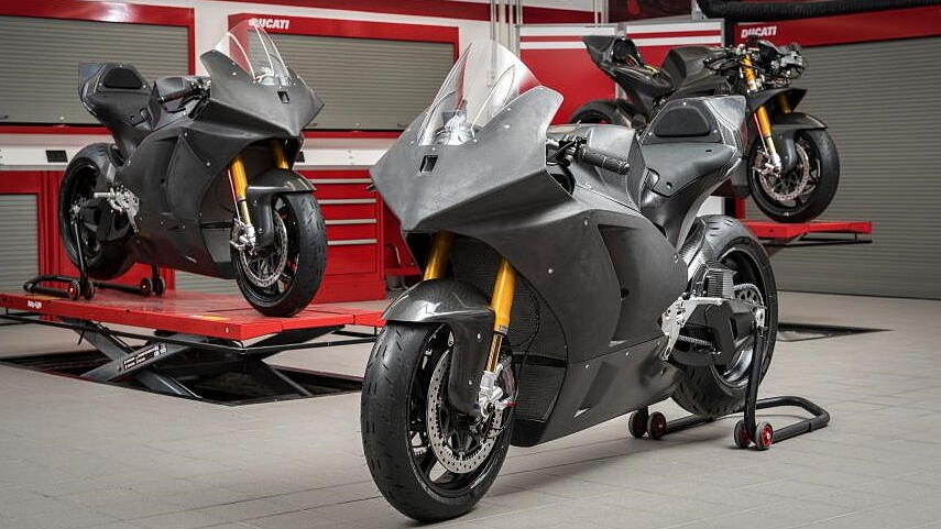 Ducati’s MotoE electric race bike production begins 