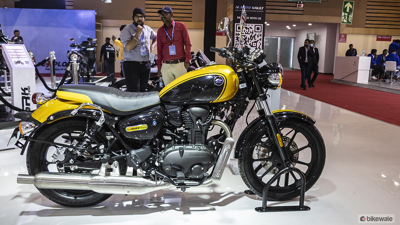 QJMotor's Royal Enfield Interceptor 650-rival showcased at Auto Expo 2023