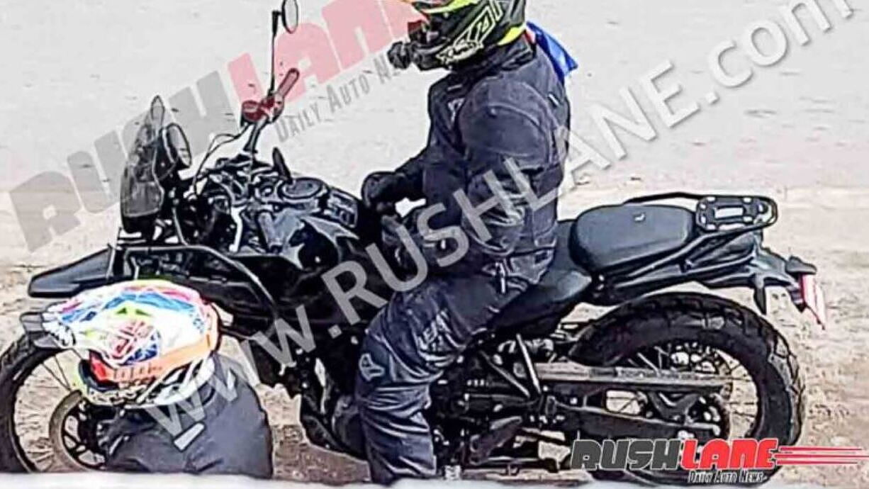 Royal Enfield Himalayan 450 Spied Again; Exhaust Note Captured - BikeWale