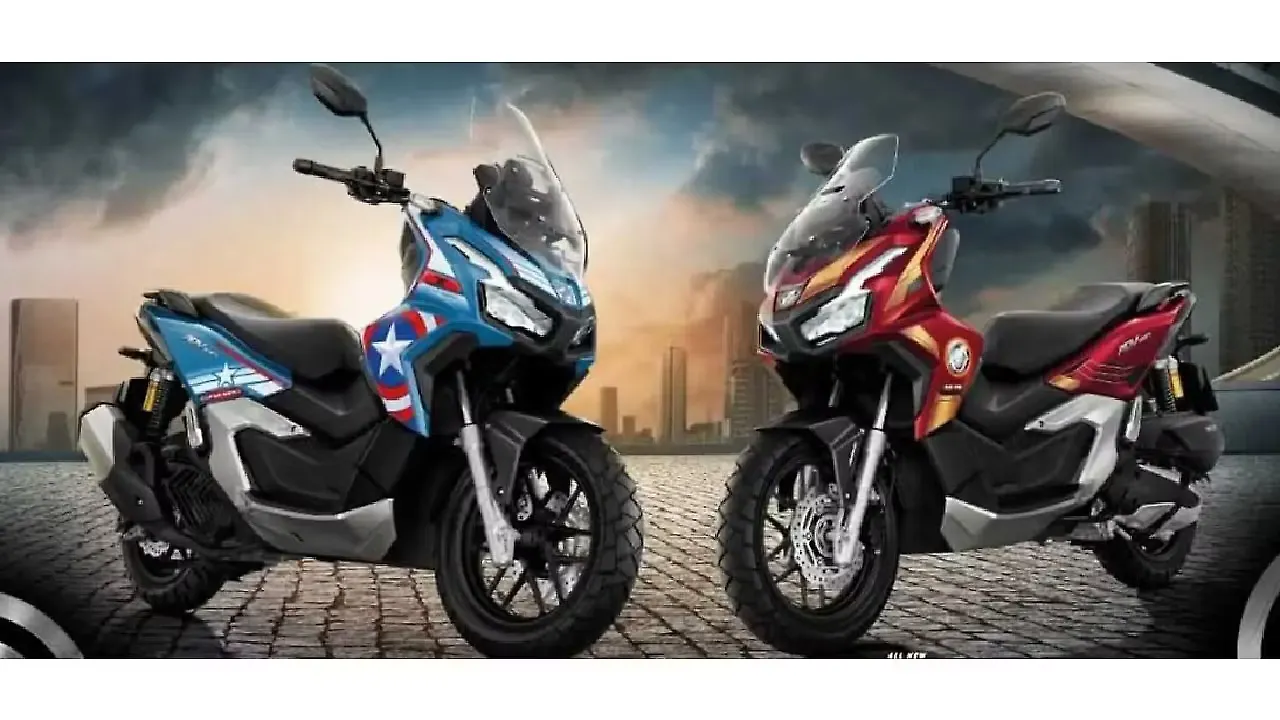 Marvel Edition Honda ADV 160 maxi-scooter launched in Thailand Marvel Edition Honda ADV 160 maxi-scooter launched in Thailand