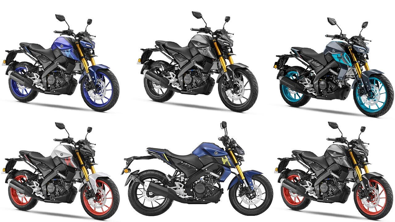 La Yamaha MT-15 2023 está disponible en seis colores en India