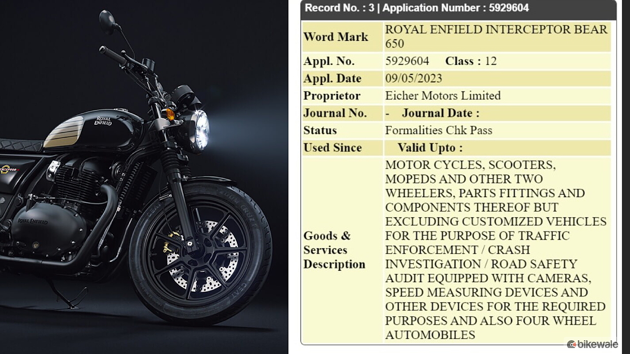 Royal Enfield 650cc Scrambler could be called the Bear