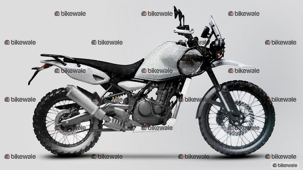 Royal enfield store himalayan drawing