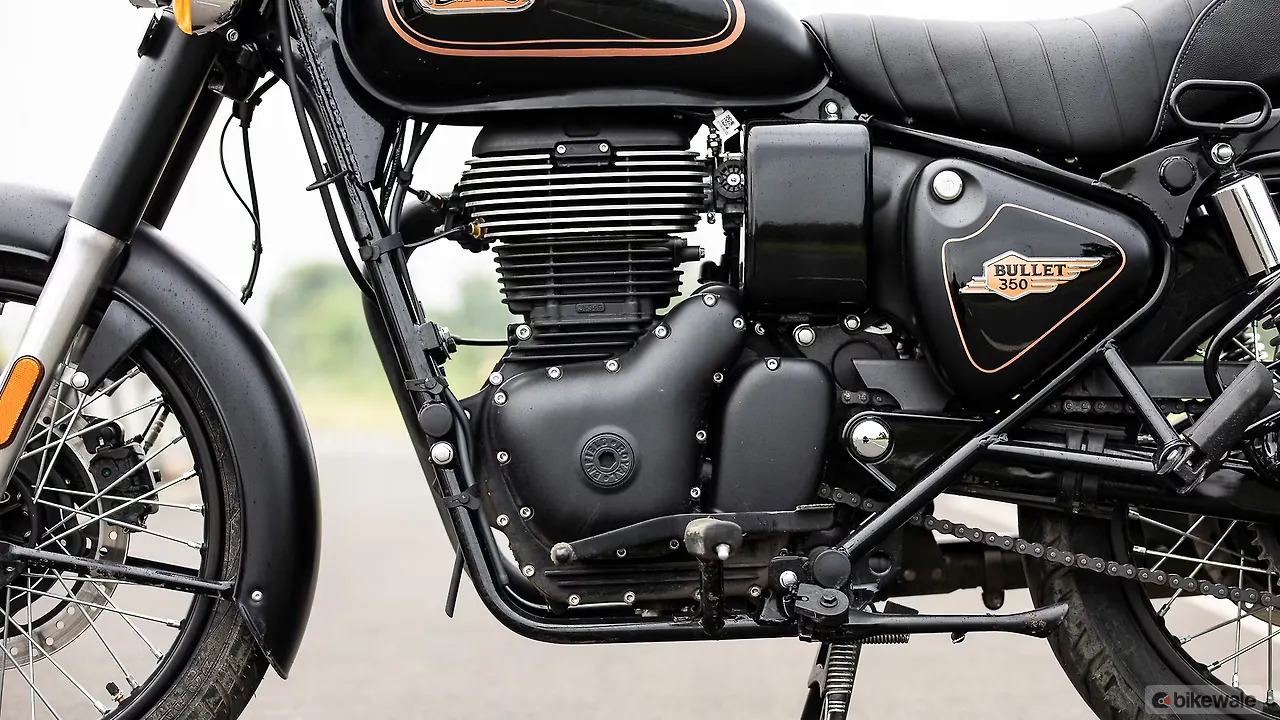 Royal Enfield Bullet 350 Left Side View Left Side View