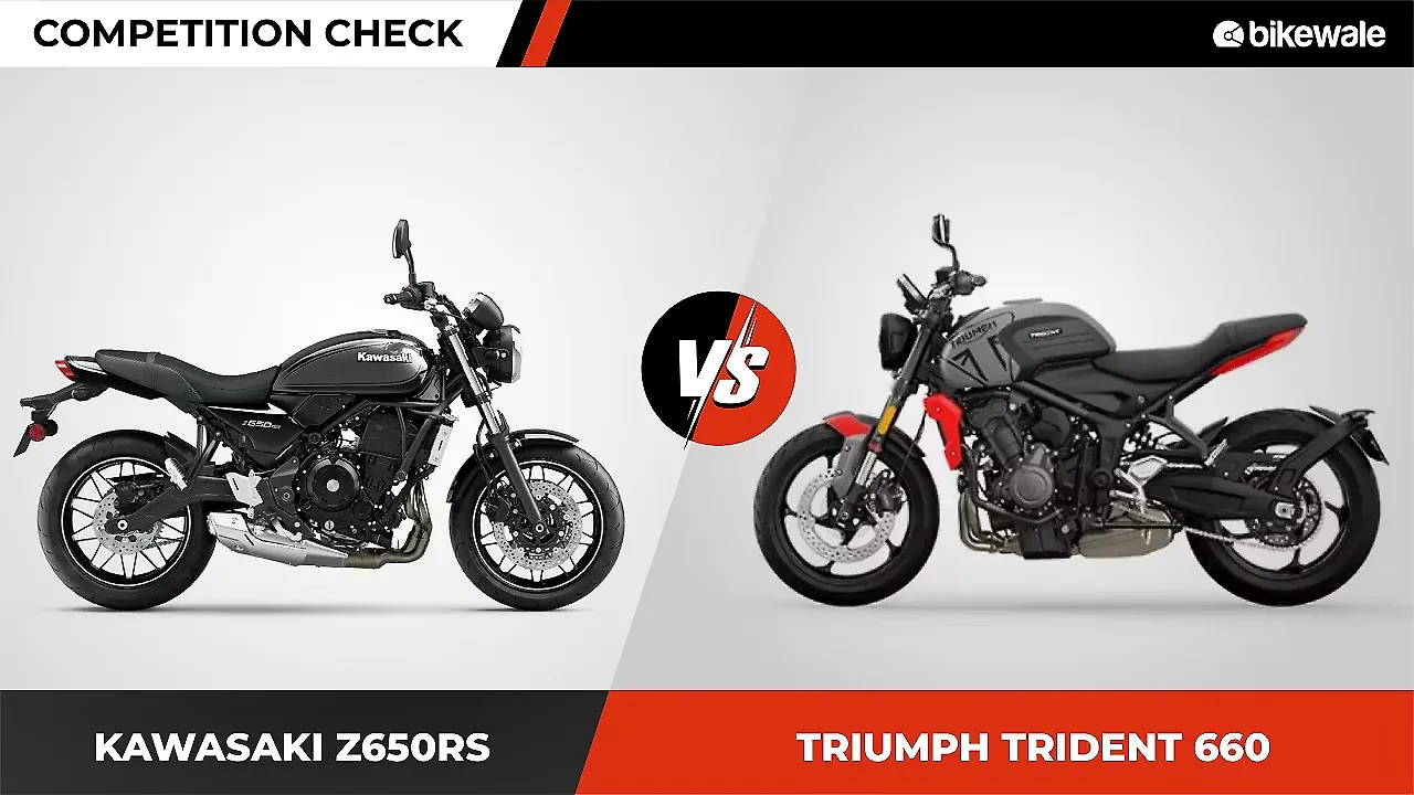 Kawasaki Z650RS vs Triumph Trident 660 - Competition check - BikeWale
