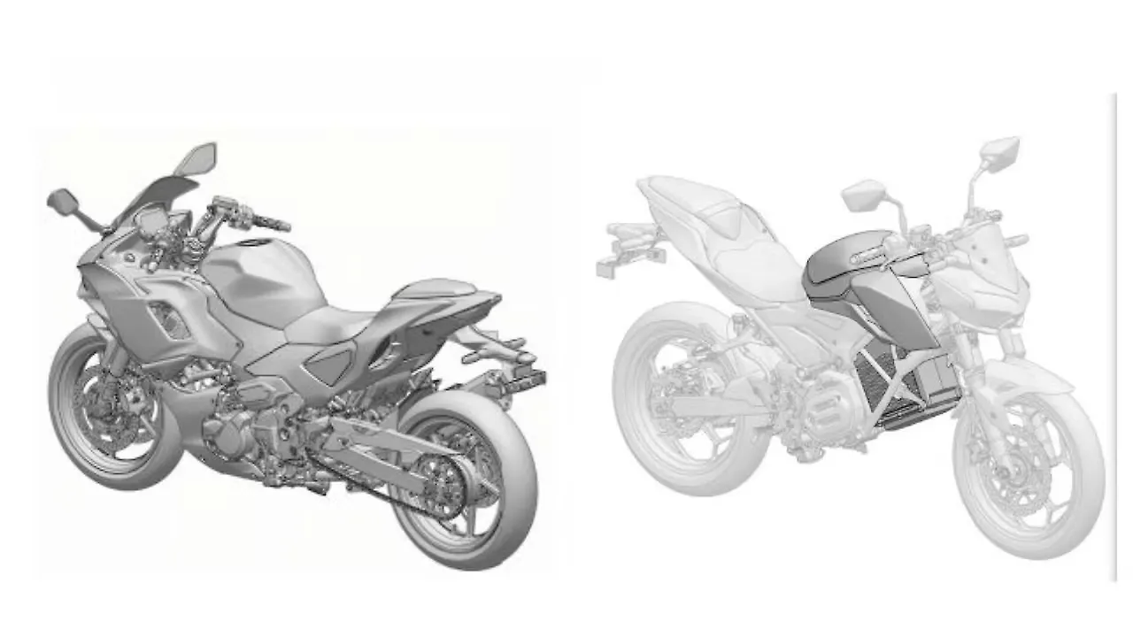 Kawasaki Ninja 7 Hybrid and Z e-1 Hybrid patented in India - BikeWale