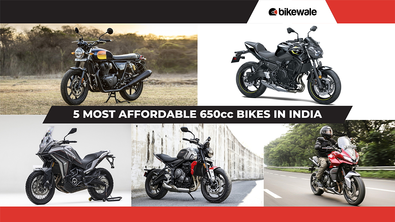 5 Most affordable 650cc bikes on sale in India BikeWale