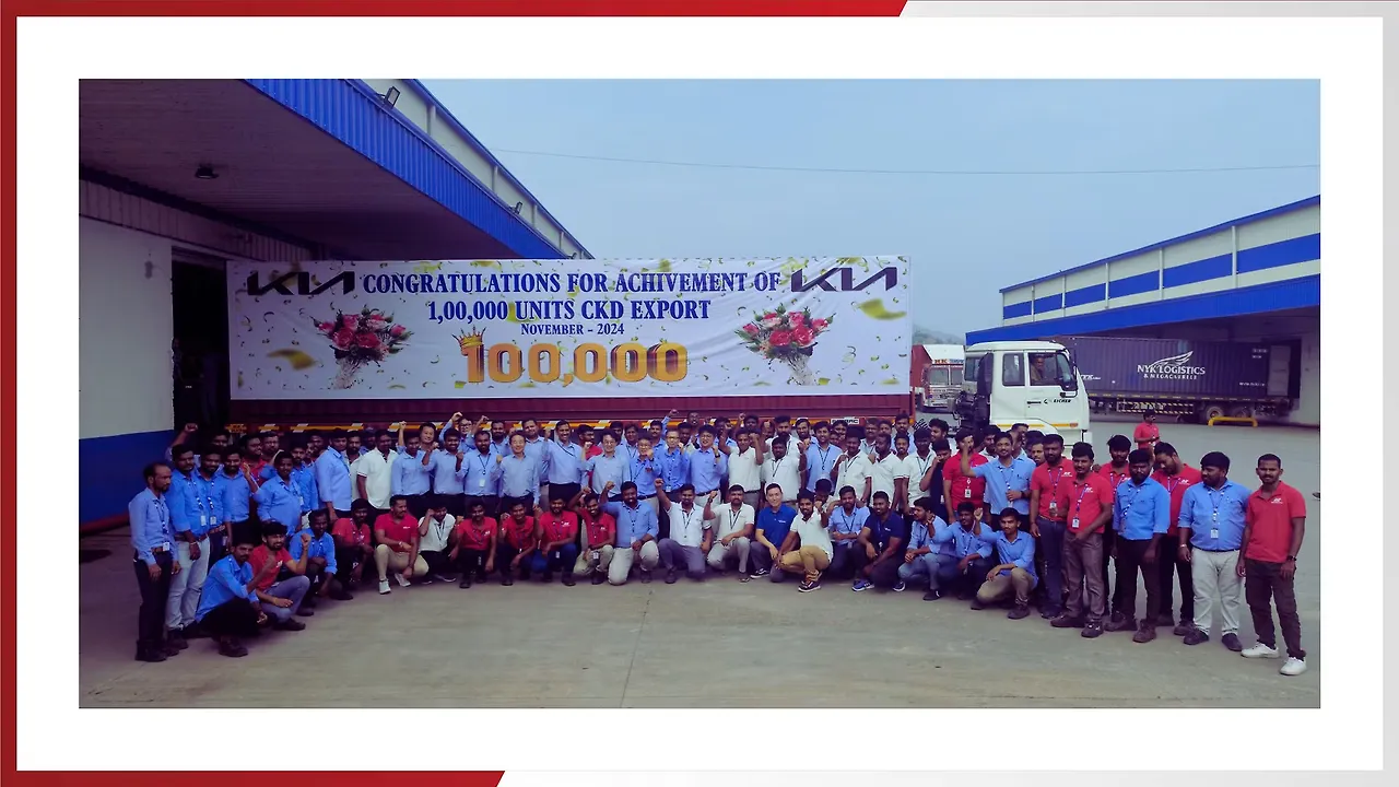 Kia India Surpasses 1 Lakh CKD mobility outlook Kia India Surpasses 1 Lakh CKD mobility outlook
