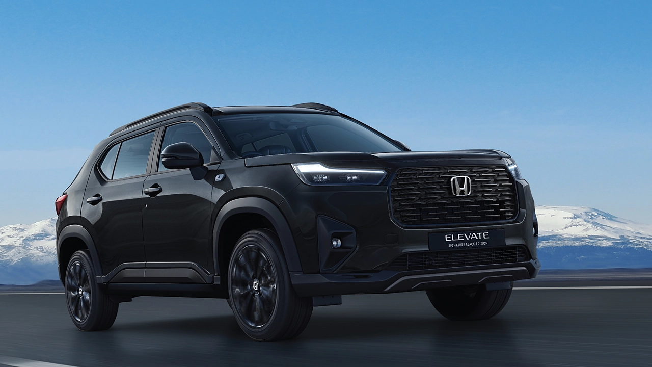 Honda Elevate Black Edition का बेहतरीन फीचर्स जो आपको चौंका देगा 2 Honda Elevate Black Edition side profile