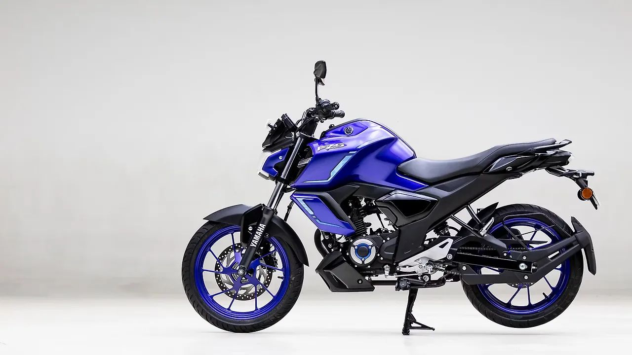 Blue Colour Fz V3 Bs6 Matt Blue Yamaha Fz Fz V3 Bike Photos Fi V3 Fzs