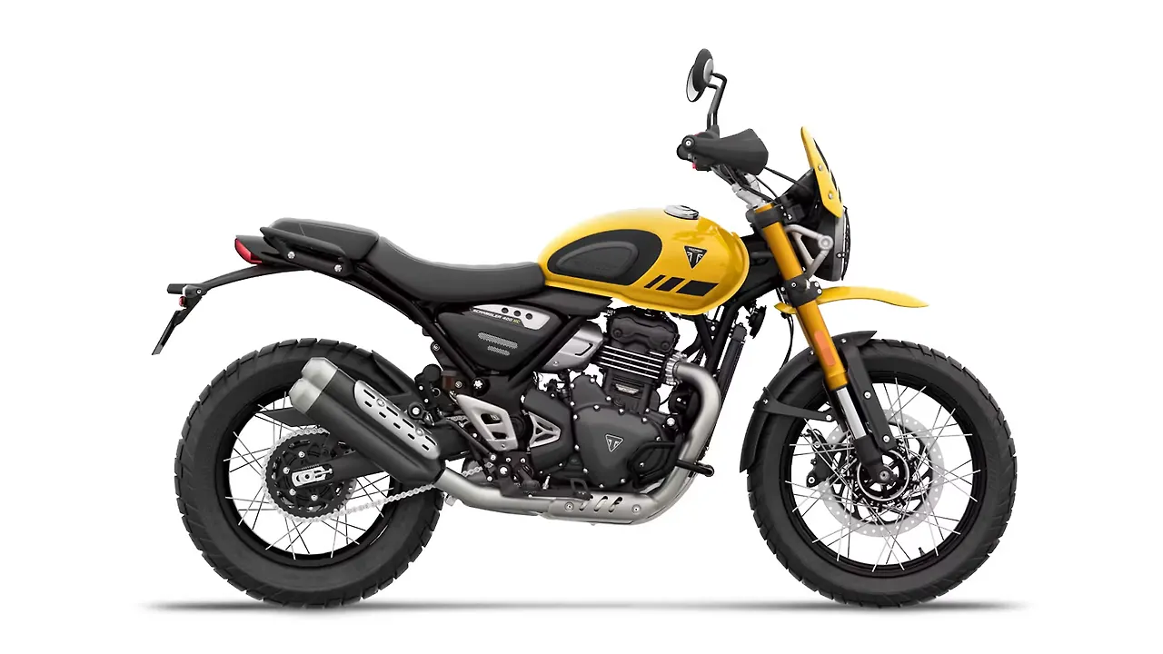 Triumph Scrambler 400 XC Price Mileage, Images, Colours BikeWale