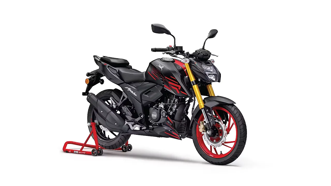 TVS Apache RTR 200 4V Left Side View Image – BikeWale
