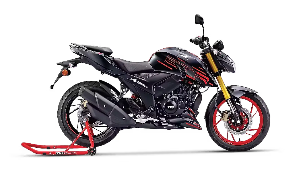 TVS Apache RTR 200 4V Left Side View Image – BikeWale