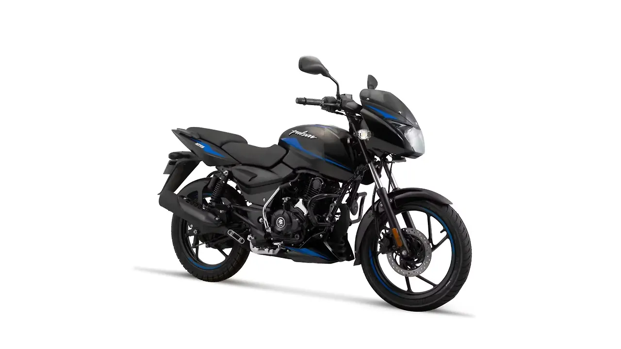 Pulsar 125 Carbon Edition Split Seat Blue Colour Carbon Edition