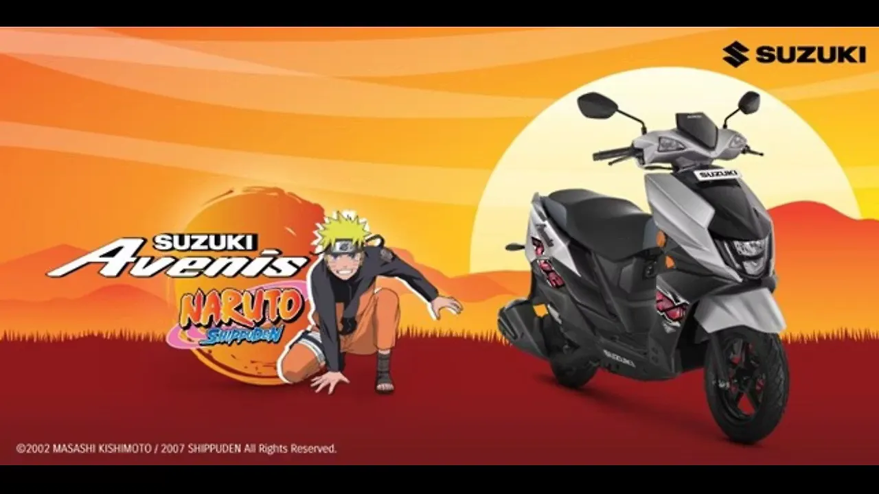 Suzuki Announces Collaboration with Naruto Shippuden - BikeWale
