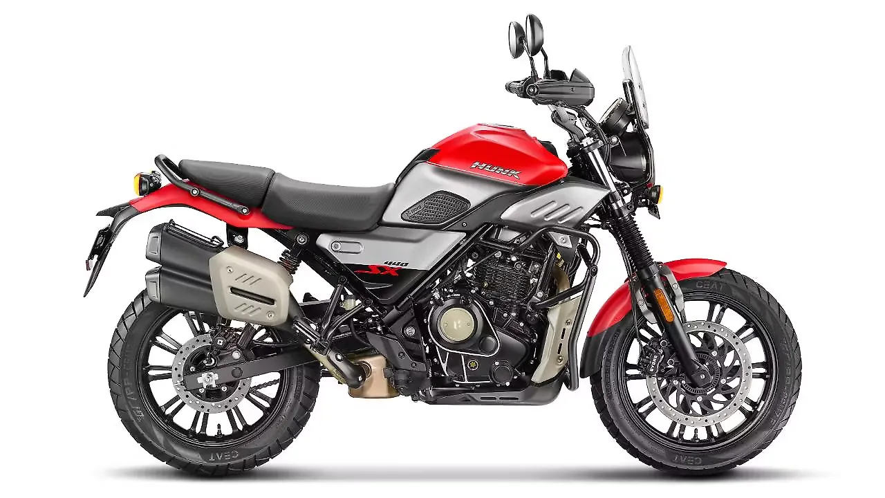 GaadiDrive.com | Hero Hunk 440 SX unveiled at EICMA 2025, Details Revealed... GaadiDrive.com | Hero Hunk 440 SX unveiled at EICMA 2025, Details Revealed...
