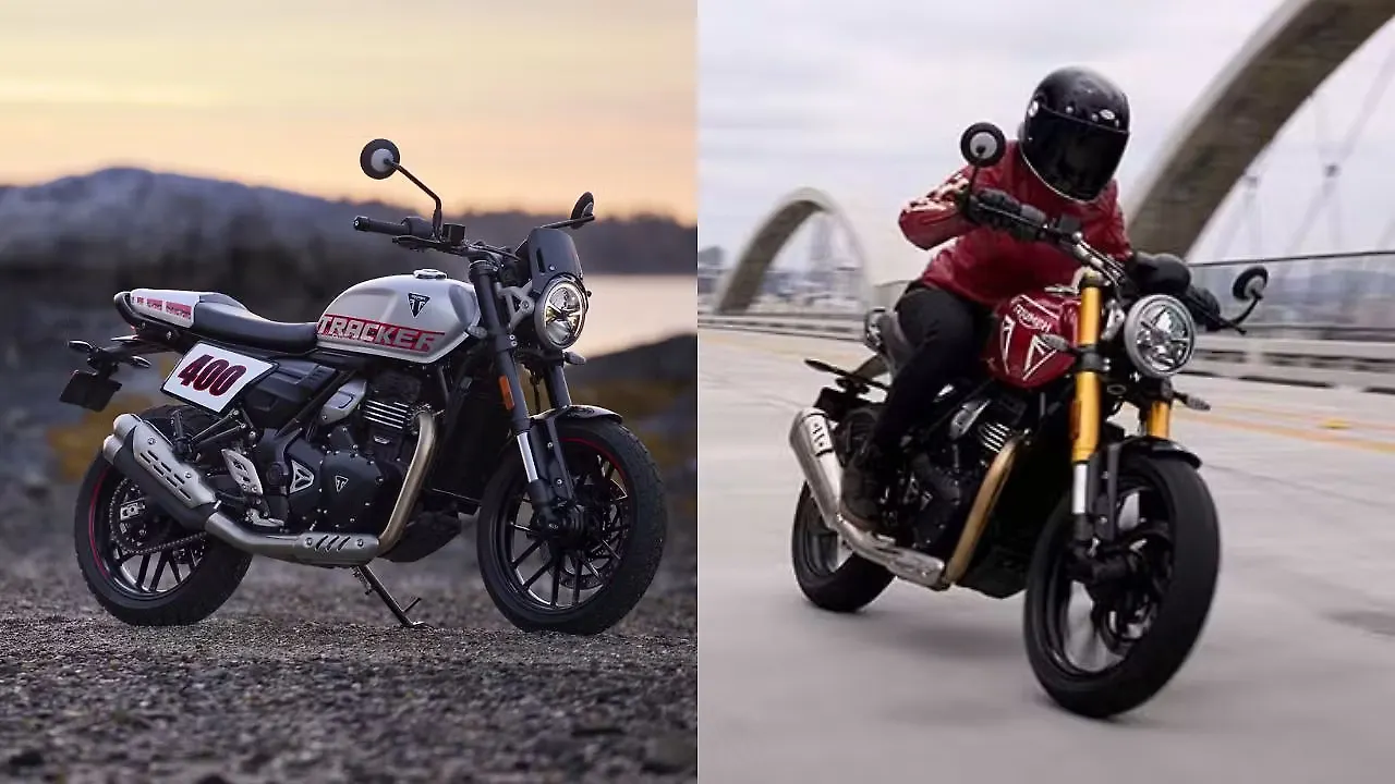 GOOD Triumph Tracker 400 vs Speed 400: How Different Are They? - BikeWale
