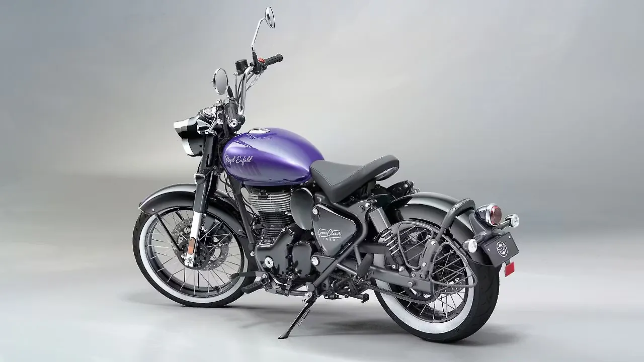 Royal Enfield Goan Classic 350 ด้านหลังซ้าย (สามส่วนสี่) Royal Enfield Goan Classic 350 ด้านหลังซ้าย (สามส่วนสี่)
