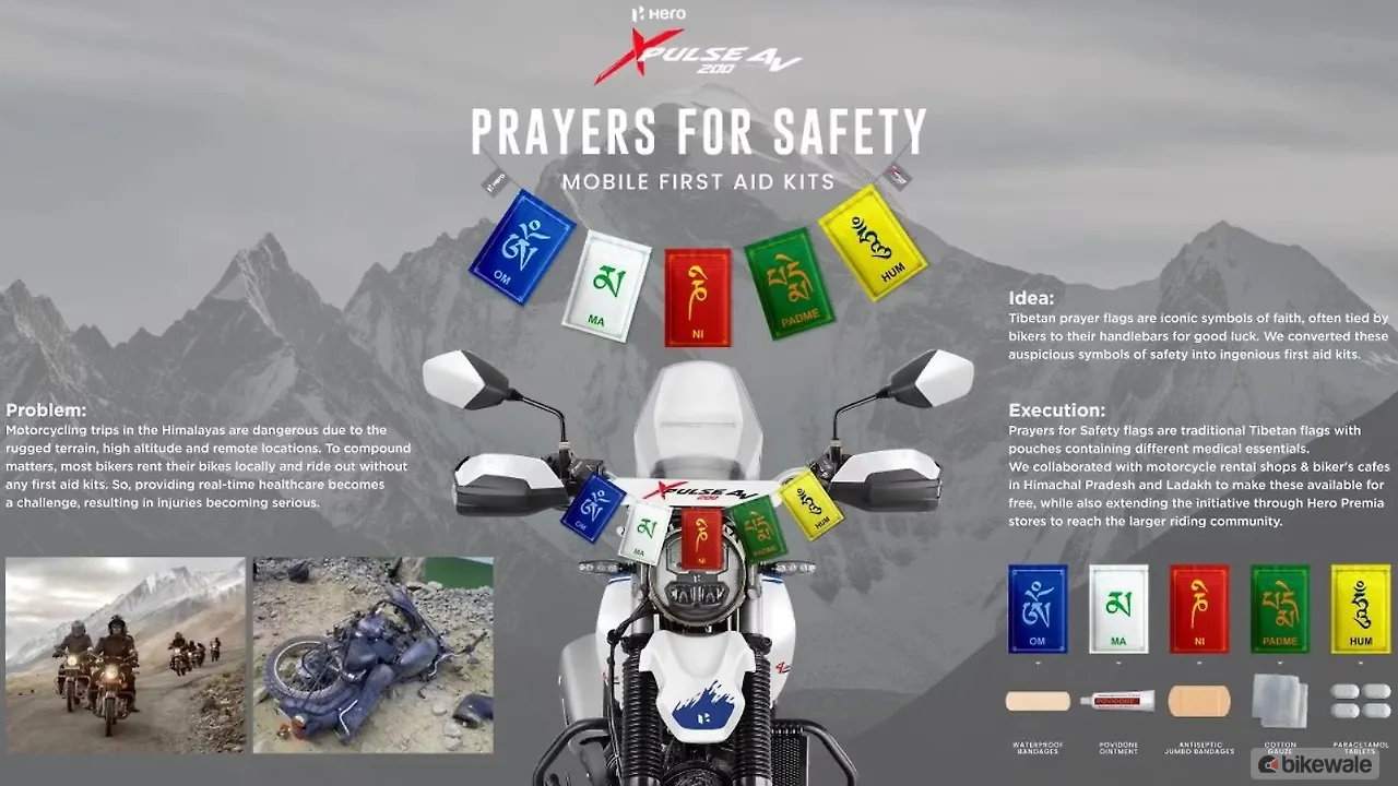 Hero MotoCorp Launches First-aid Prayer Flags for Rider Safety in