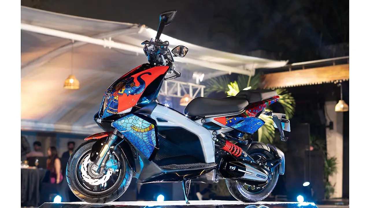 TVS X Left Front Three Quarter