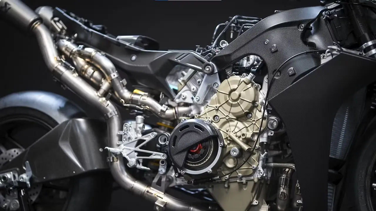 Ducati Panigale V4 R Engine From Right