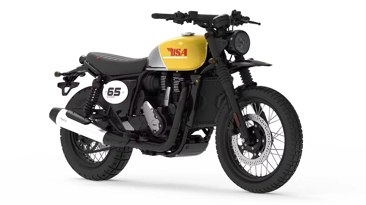 BSA Scrambler 650 Right Front Three Quarter