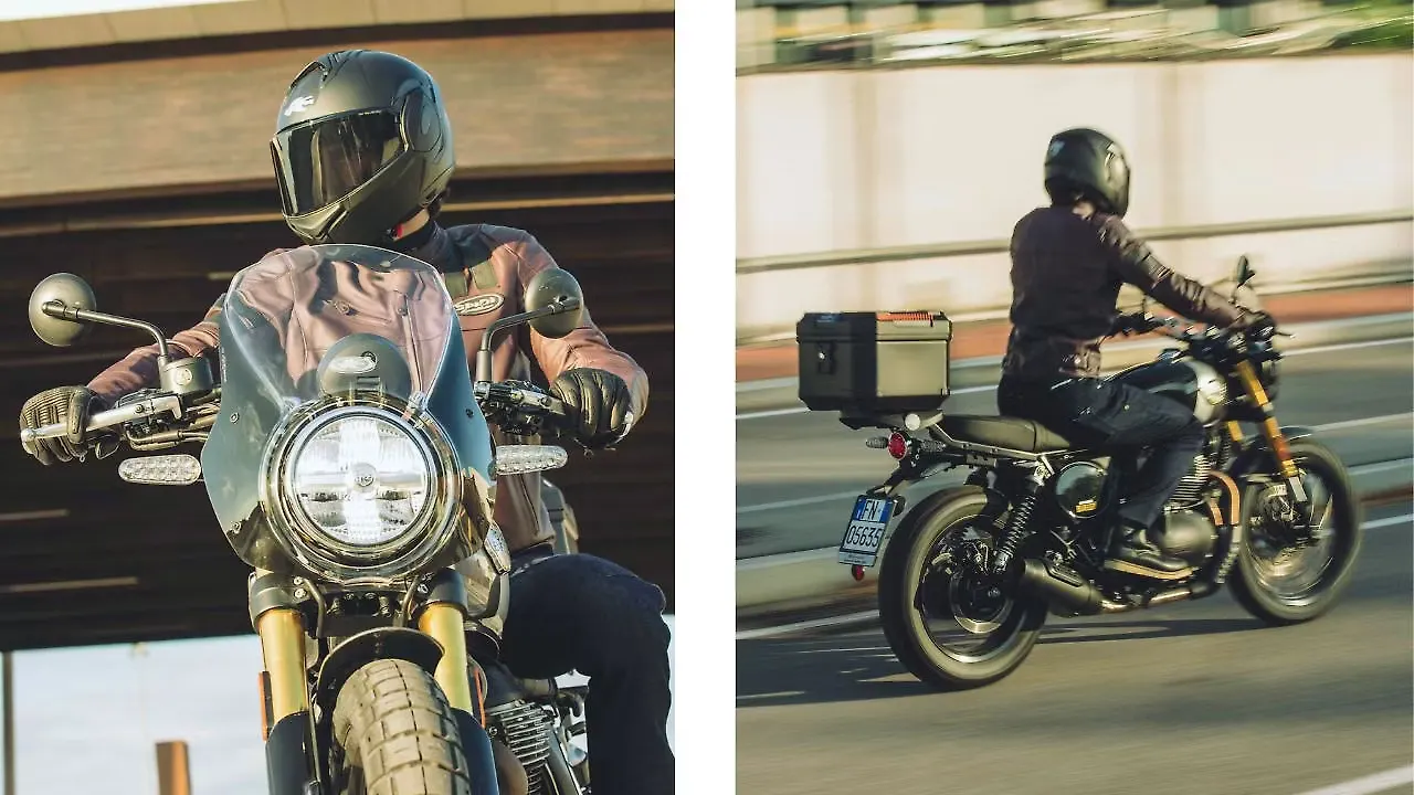 Royal Enfield Bear 650 Riding