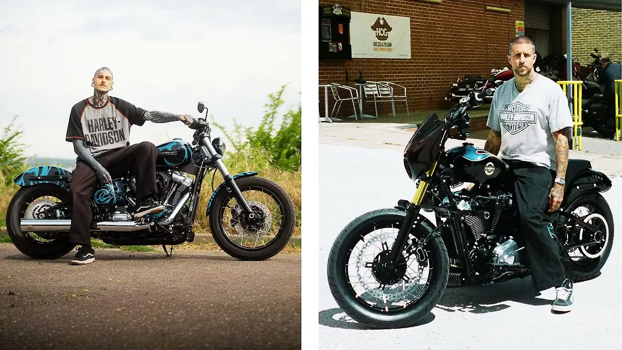 Harley-Davidson  Left Front Three Quarter