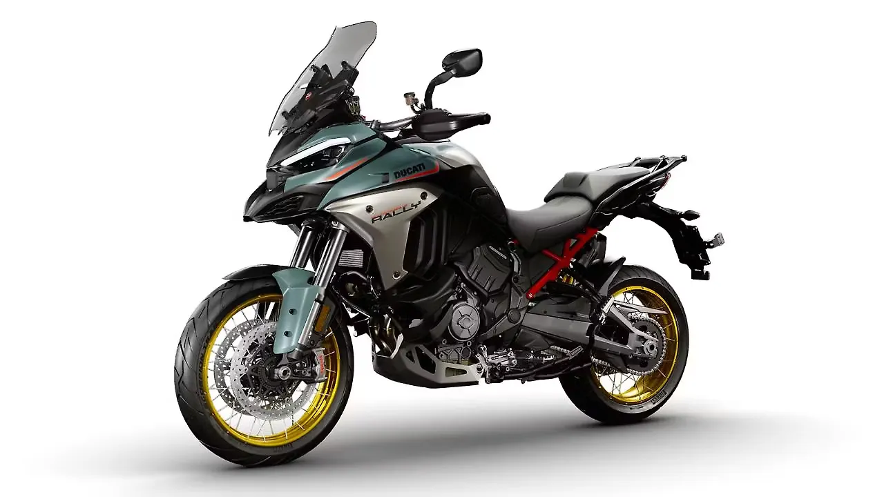 Ducati Multistrada V4 Rally Left Front Three Quarter