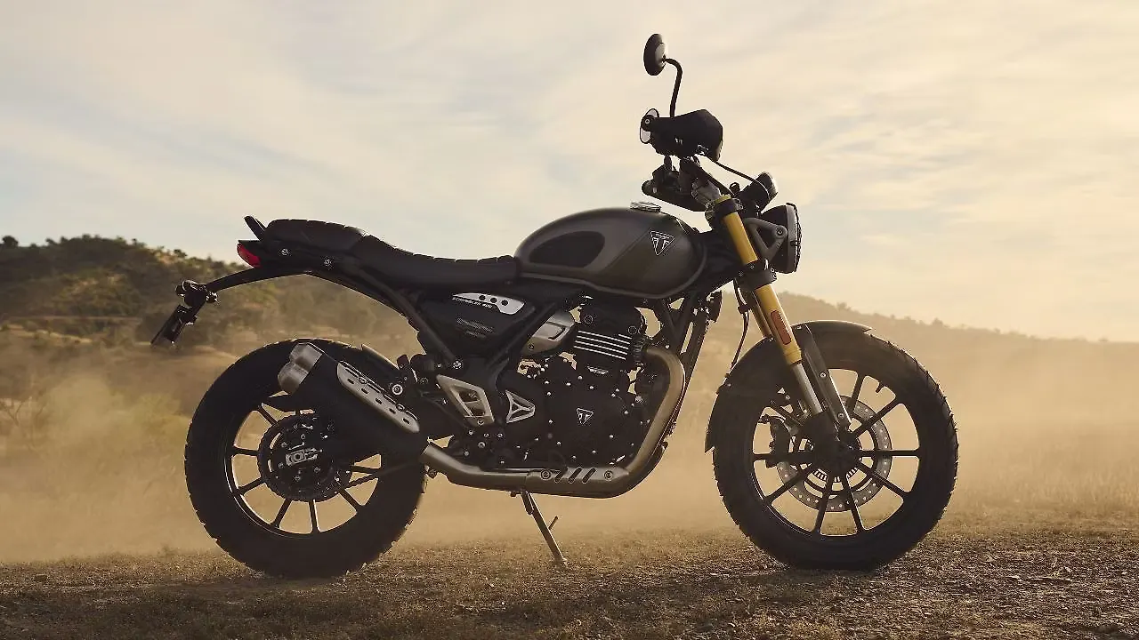 Triumph Scrambler 400 X Right Side View