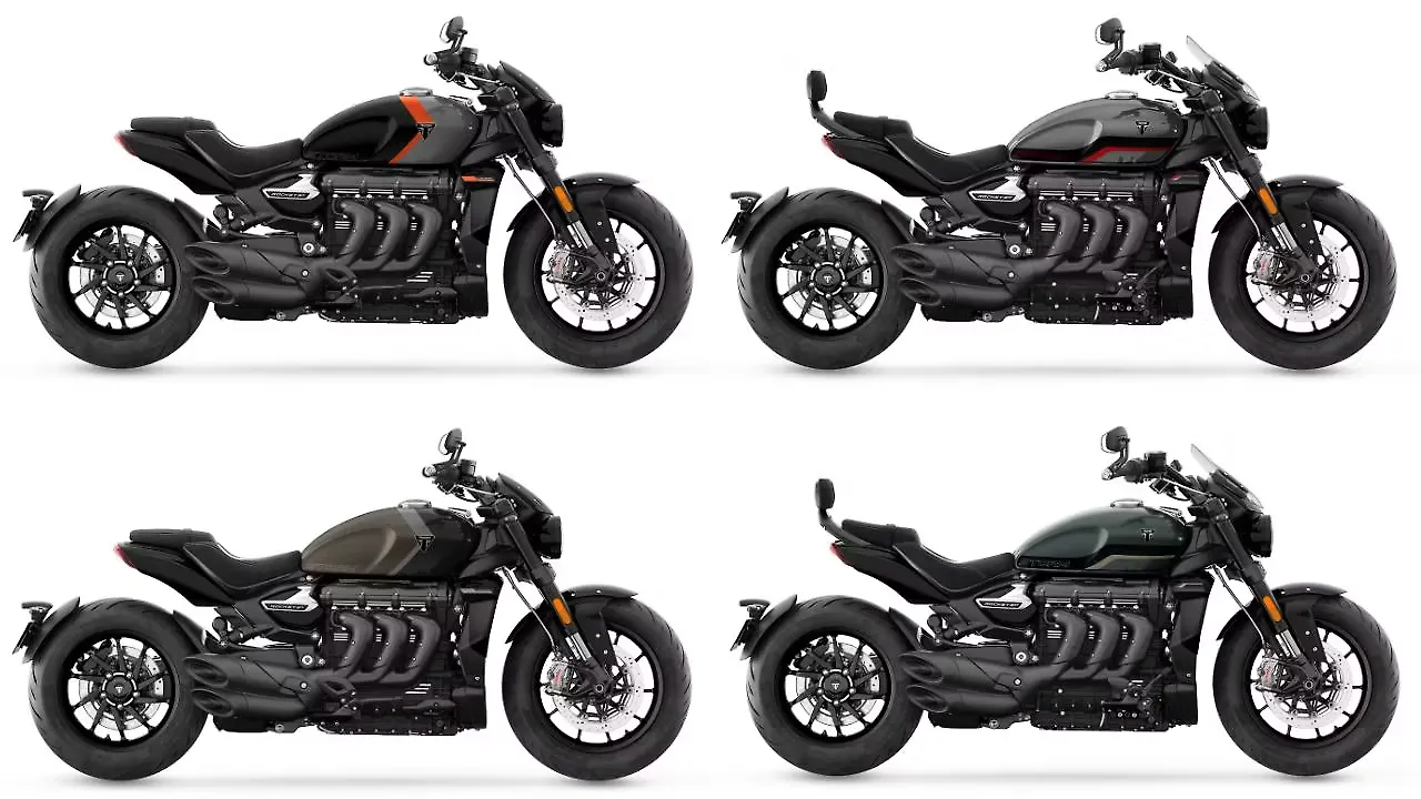 Triumph Rocket 3 Right Side View