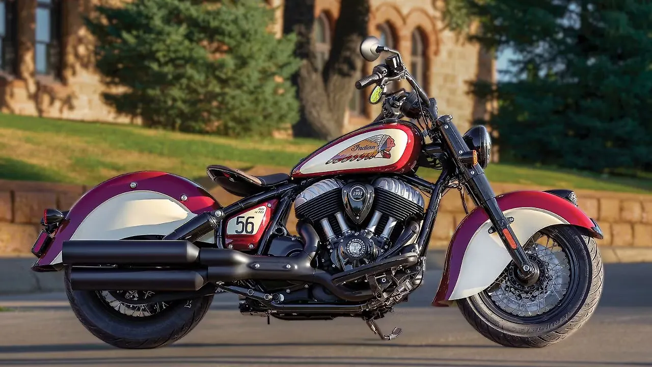 Indian Chief Vintage Right Side View