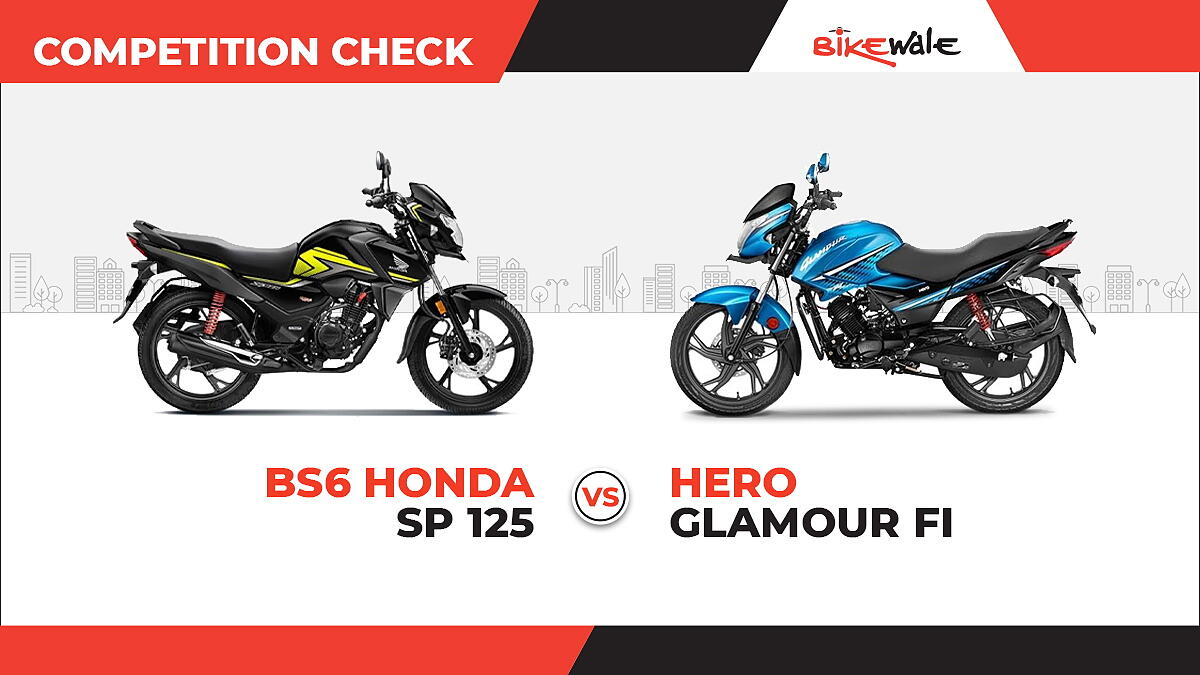 Bs6 Honda Sp 125 Vs Hero Glamour Fi Competition Check Bikewale