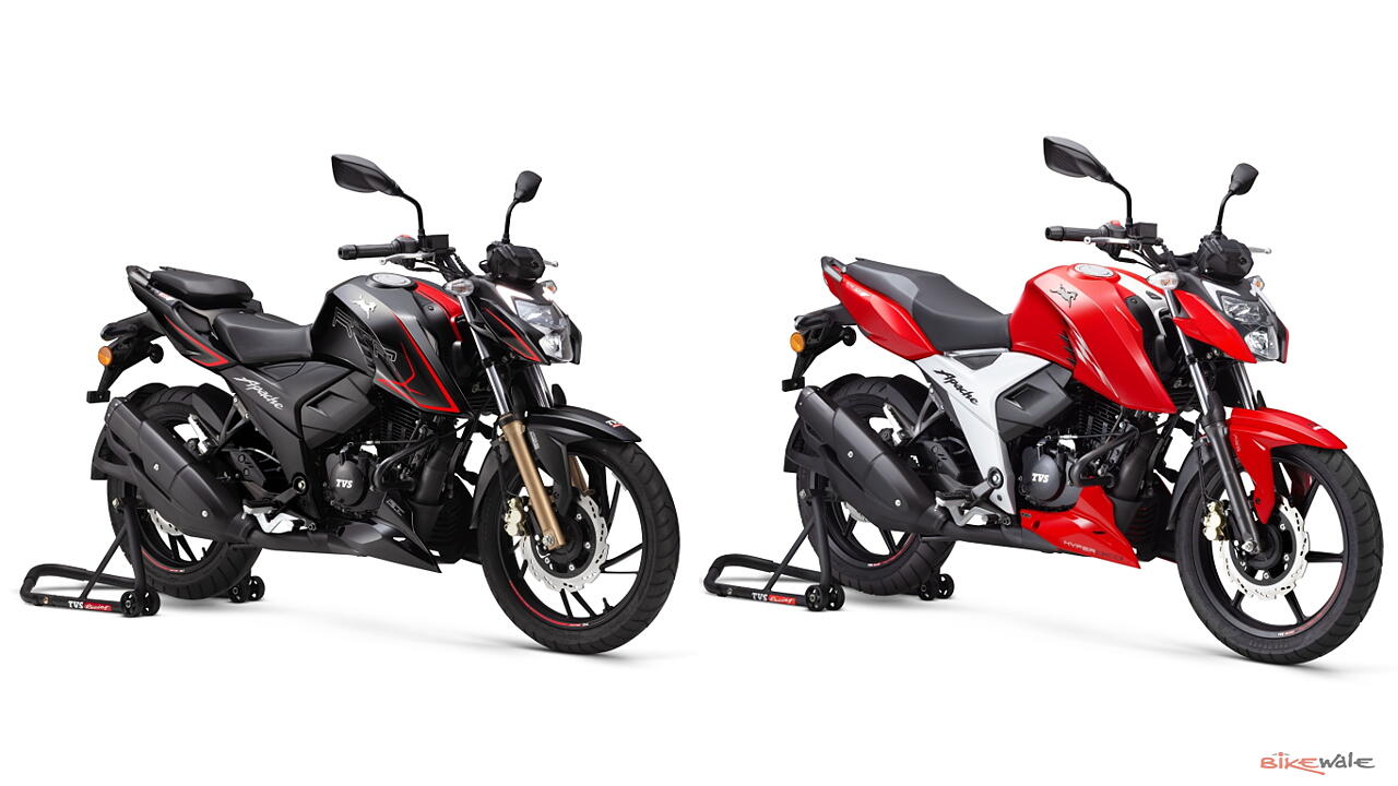 Bs6 Tvs Apache Rtr 0 4v And Rtr 160 4v Models Launched Bikewale