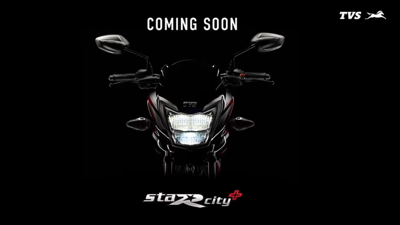 TVS Star City Plus BS6 teased with LED headlamp; to be launched soon