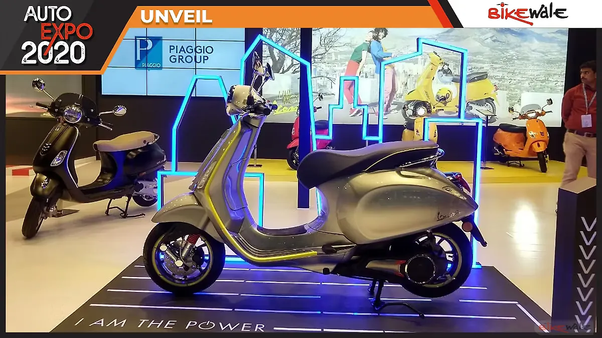 Auto Expo 2020: Piaggio showcases Vespa Electtrica; working on electric two-wheelers for India Auto Expo 2020: Piaggio showcases Vespa Electtrica; working on electric two-wheelers for India
