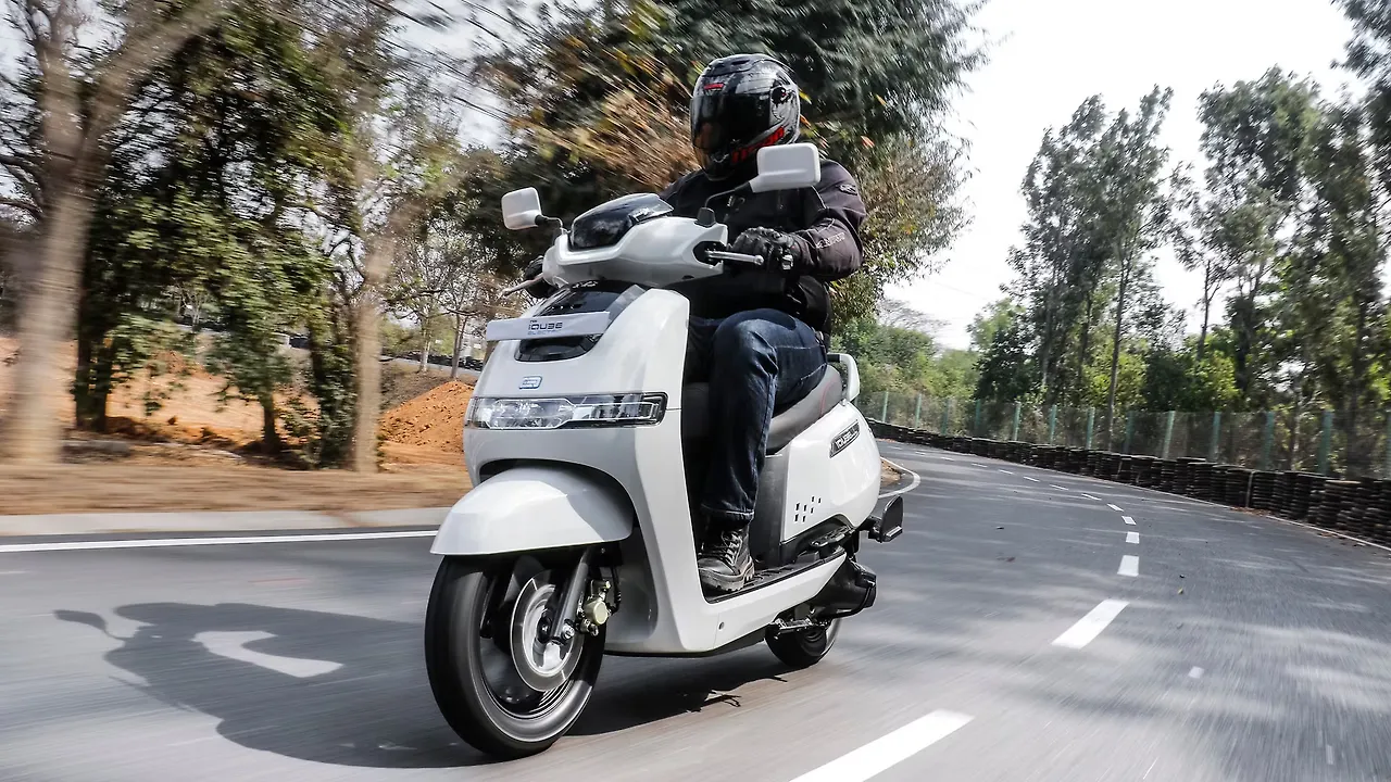 TVS iQube electric scooter: Review image gallery TVS iQube electric scooter: Review image gallery
