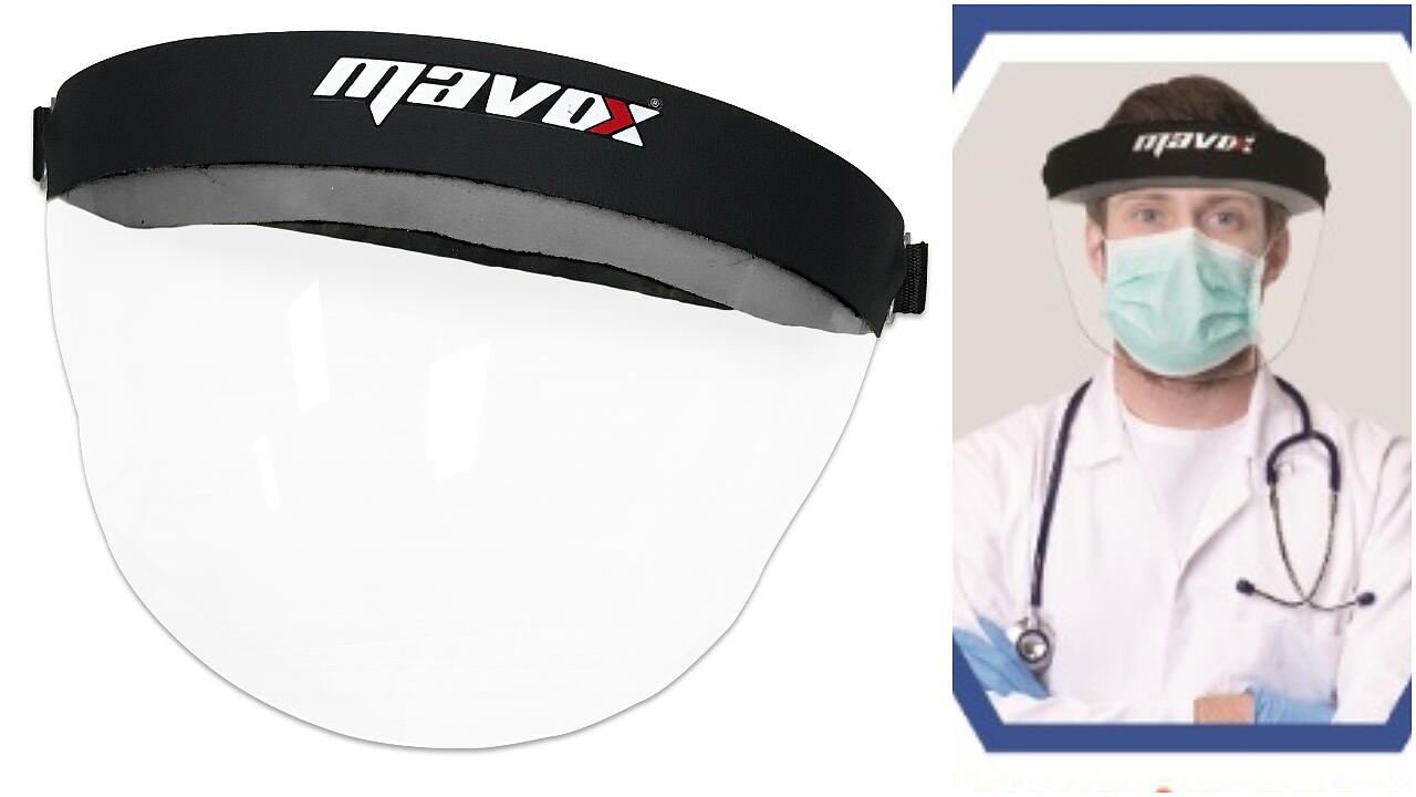 Coronavirus Pandemic Mavox Helmets Introduces Face Shields Bikewale